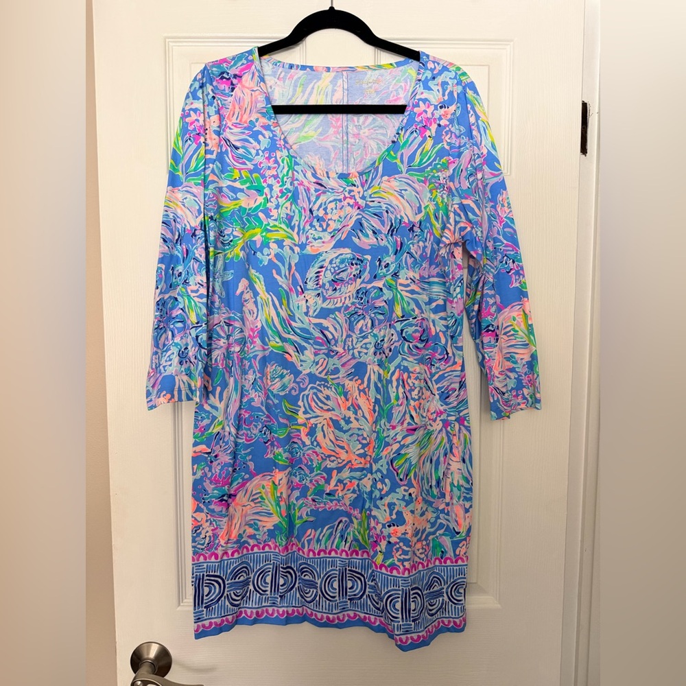 Lilly Pulitzer Beacon Dress All Together Now XL